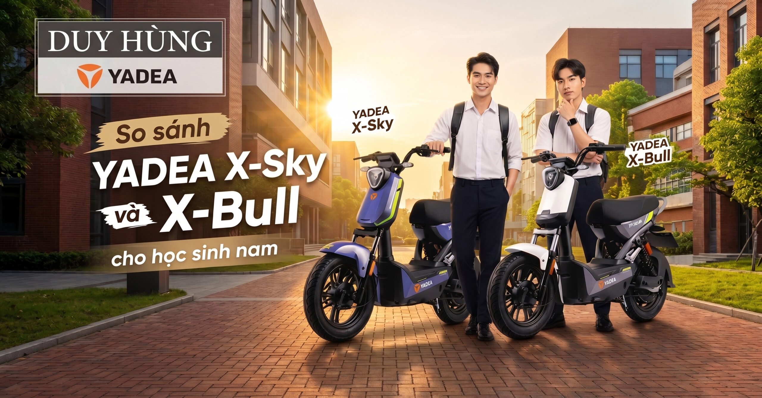 So sánh YADEA X-Sky và X-Bull